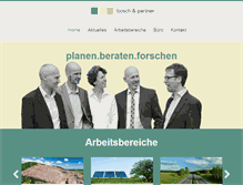Tablet Screenshot of boschpartner.de
